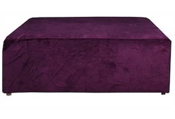 Purple Velvet Ottoman in Orlando