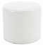 White Ottoman - Small in Orlando