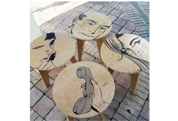 Flattered End Table Custom in Tampa, St Petersburg