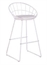 Wire Barstool - White in Naples, Marco Island, Ft. Myers