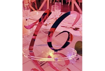 Acrylic Table Numbers in Miami, Ft. Lauderdale, Palm Beach