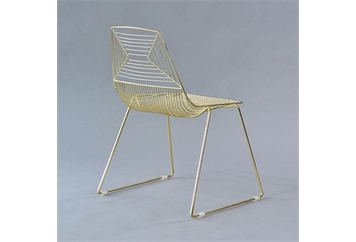 Soho Chair - Gold in Miami, Ft. Lauderdale, Palm Beach