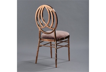 Phoenix Rose Gold Chair with Rose Velvet in Miami, Ft. Lauderdale, Palm Beach