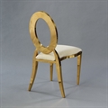 O Chair Gold - Oatmeal Velvet Seat in Miami, Ft. Lauderdale, Palm Beach