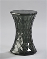 Acrylic Stone End Table - Smoke in Miami, Ft. Lauderdale, Palm Beach