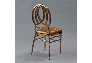 Phoenix Rose Gold Chair (Chairs - Dining) in Orlando