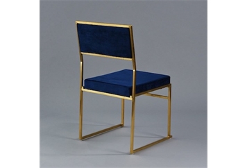 Tribeca Gold Chair - Indigo (Chairs - Dining) in Orlando