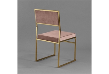 Tribeca Gold Chair - Rose (Chairs - Dining) in Orlando