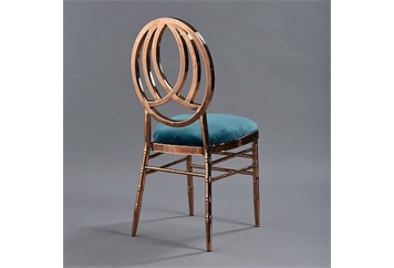 Phoenix Rose Gold Chair with Turquoise Velvet in Tampa, St Petersburg