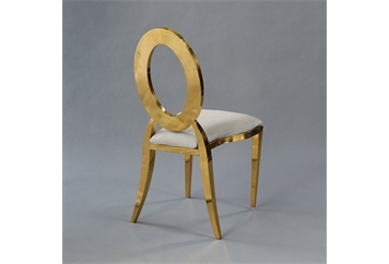 O Chair Gold - Steel Velvet Seat in Naples, Marco Island, Ft. Myers