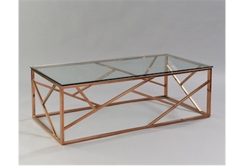 London Coffee Table – Rose Gold in Naples, Marco Island, Ft. Myers