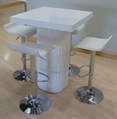 White Wave Highboy Table - White Top in Miami, Ft. Lauderdale, Palm Beach