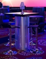 Diamond Plate Highboy Table Black Top in Miami, Ft. Lauderdale, Palm Beach