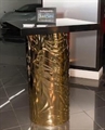 Gold Petals Highboy Table - Black Top in Miami, Ft. Lauderdale, Palm Beach