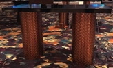 Copper Weave Highboy Table Large - Black Top in Miami, Ft. Lauderdale, Palm Beach