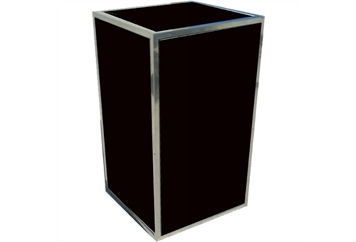 Uno Acrylic Pedestal Black (Pedestals) in Orlando