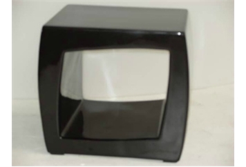 Ring End Table Black (Tables - End) in Orlando