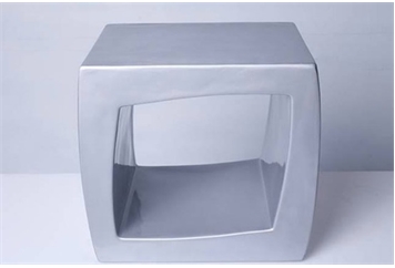Ring End Table Silver (Tables - End) in Orlando