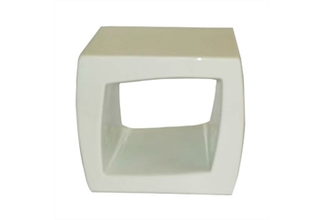 Ring End Table White (Tables - End) in Orlando