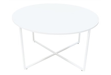 Disk Coffee Table White (Tables - Coffee) in Orlando