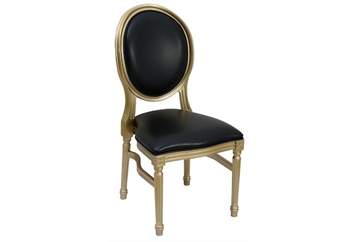 Castle Gold Dining Chair - Black (Chairs - Dining) in Orlando