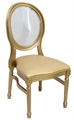 Castle Gold Dining Chair - Clear in Orlando