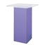 LED White Square Top Highboy Table in Orlando