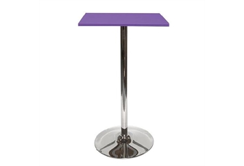 Spectrum Tulip Base Purple Top Highboy Table (Tables - Highboy) in Orlando