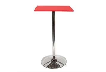 Spectrum Tulip Base Red Top Highboy Table (Tables - Highboy) in Orlando