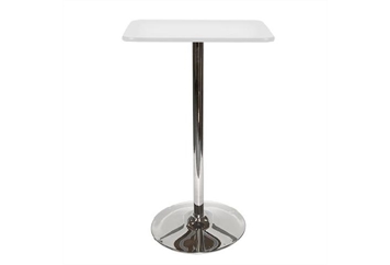 Spectrum Tulip Base White Top Highboy Table (Tables - Highboy) in Orlando