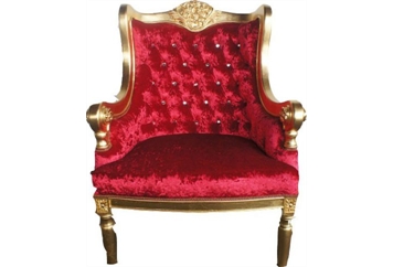 Jules Red Chair (Chairs - Accent and Lounge) in Orlando