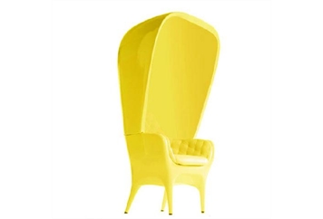 Showtime Chair Yellow with Canopy (Chairs - Accent and Lounge) in Orlando