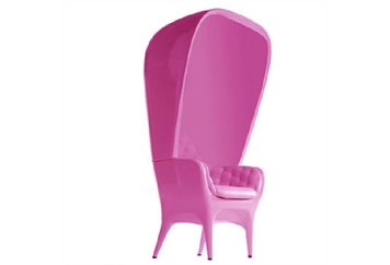 Showtime Chair Pink with Canopy (Chairs - Accent and Lounge) in Orlando