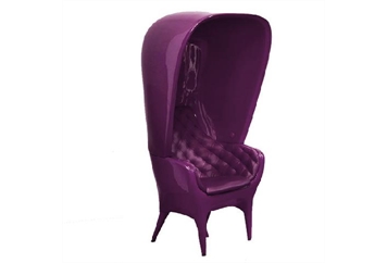 Showtime Chair Purple with Canopy (Chairs - Accent and Lounge) in Orlando