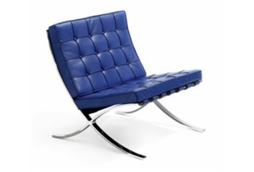 Barcelona Blue Chair (Chairs - Accent and Lounge) in Orlando
