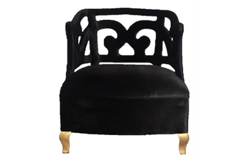 Barok Armchair Black (Chairs - Accent and Lounge) in Orlando