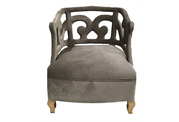 Barok Armchair Taupe (Chairs - Accent and Lounge) in Orlando