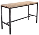 Ella Highboy Large Black - Oak Top in Miami, Ft. Lauderdale, Palm Beach