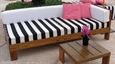 Lounge Sofa - Stripes in Miami, Ft. Lauderdale, Palm Beach