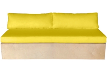 Meadow Sofa - Yellow in Miami, Ft. Lauderdale, Palm Beach