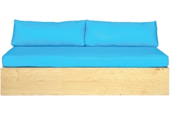 Meadow Sofa - Splash Blue in Orlando