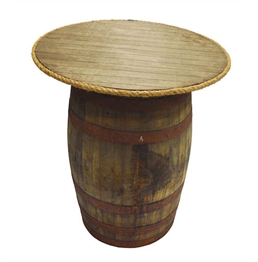 Bourbon Barrel with Top in Miami, Ft. Lauderdale, Palm Beach