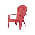 Adirondack Chair - Red Resin in Miami, Ft. Lauderdale, Palm Beach