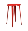 Tolix Highboy Red Metal Table in Miami, Ft. Lauderdale, Palm Beach