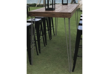 Flynn Hairpin Highboy Table Large in Miami, Ft. Lauderdale, Palm Beach