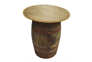 Bourbon Barrel with Top in Naples, Marco Island, Ft. Myers