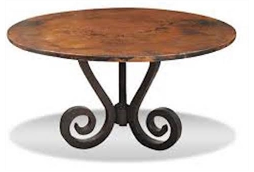 Copper Dining Table in Naples, Marco Island, Ft. Myers