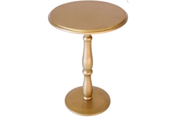 Accent End Table - Gold (Tables - End) in Orlando