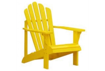 Adirondack Chair - Yellow (Chairs - Accent and Lounge) in Orlando