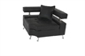 Castillian Stiletto Black Corner Sectional (Chairs - Accent and Lounge) in Orlando